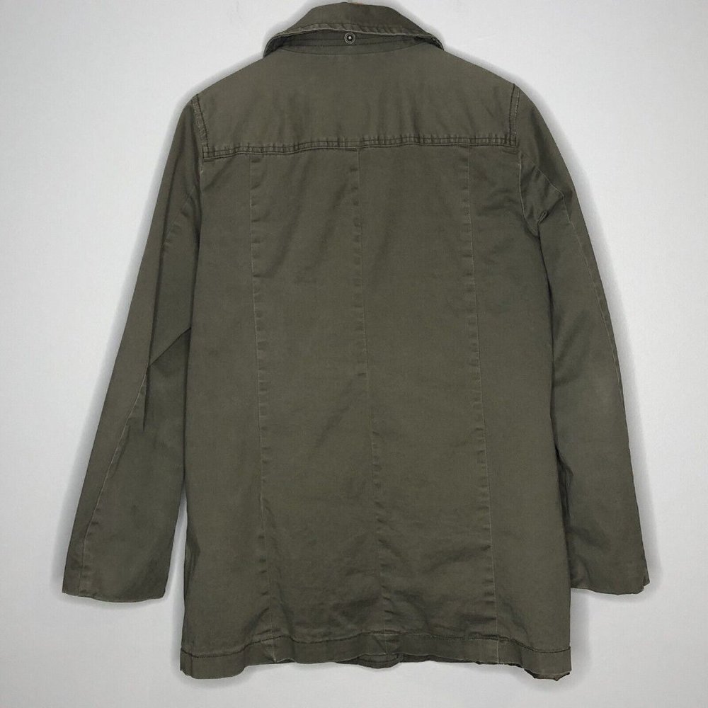 J. Crew Men Military Coat Two Layers Fleece Vest & Canvas Jacket M Army Green - Picture 8 of 12